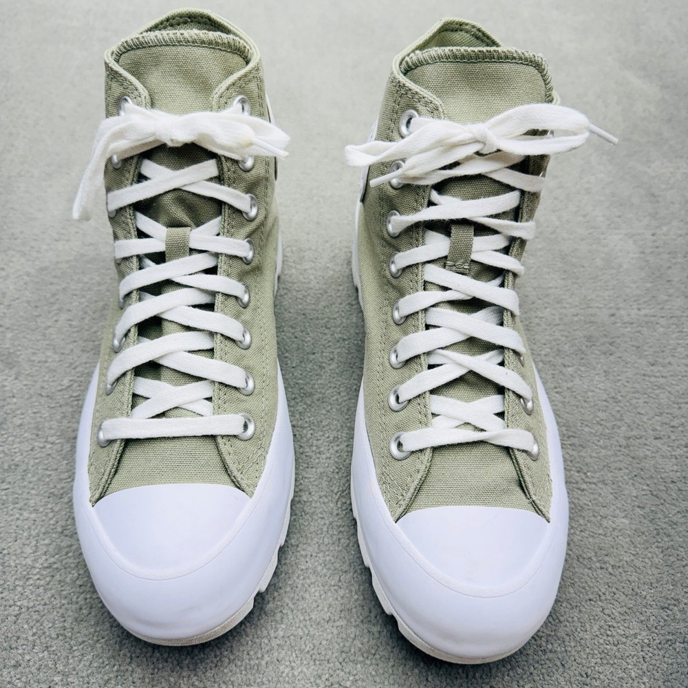 Converse Chuck Taylor All Star Lugged High Top Green Shoes 571114C Women 8.5